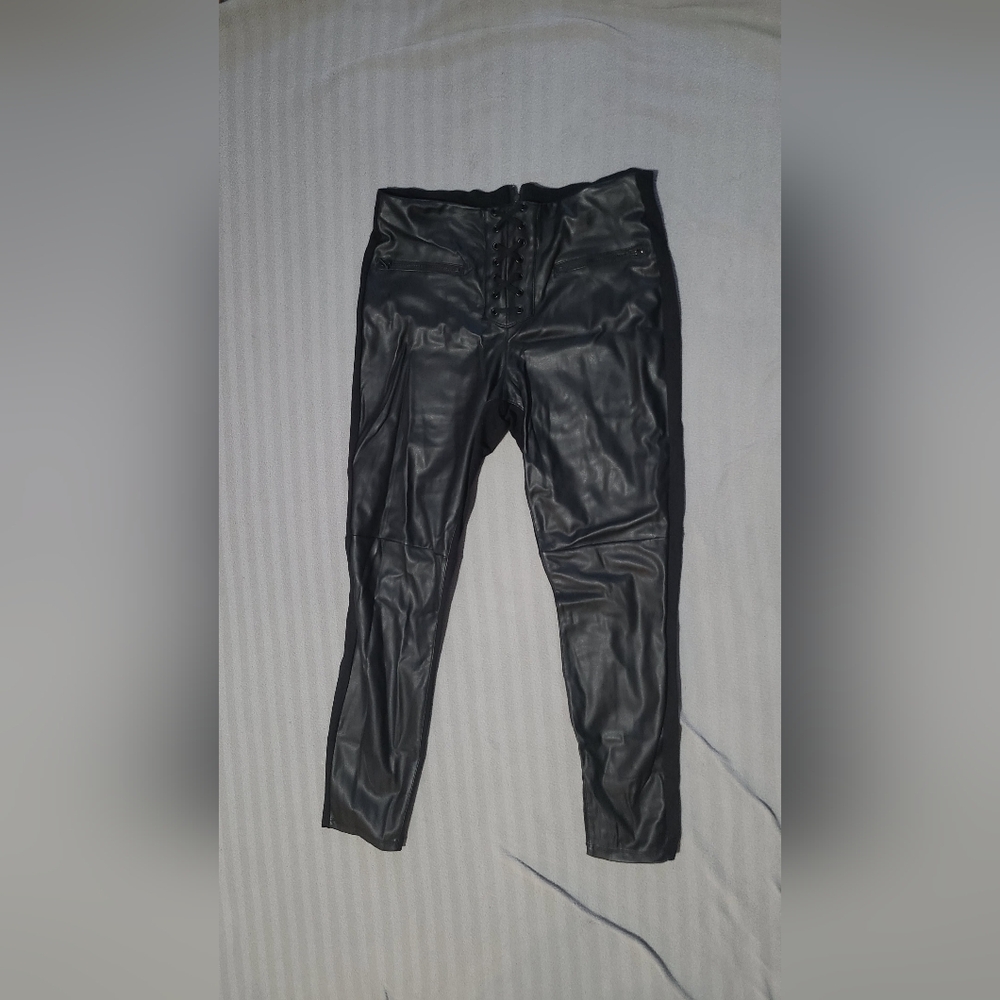 Womans Leather Pants